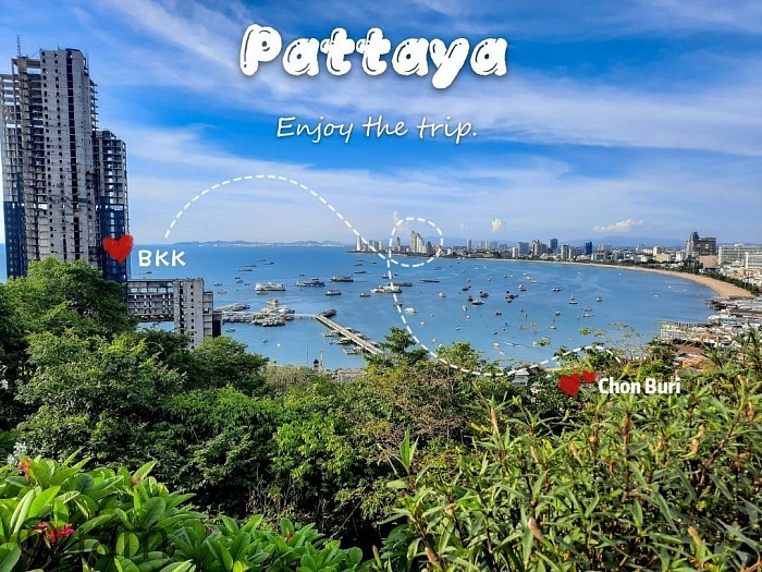Pattaya ทะเลใกล้ กรุงเทพ